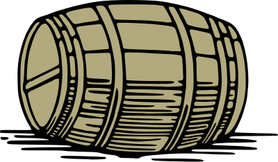 Large barrel clipart