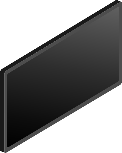 Large TV clipart