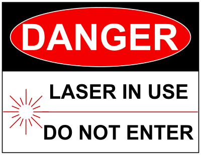 Laser In Use clipart