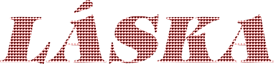 Láska (Love in Slovak) clipart