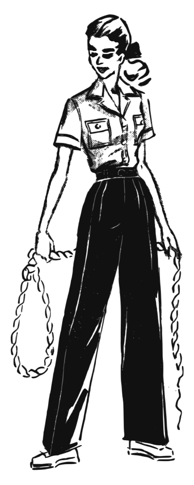 Lasso Girl clipart