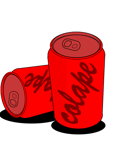 Lata de gaseosa-can of soda clipart