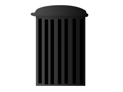 Lata de lixo clipart