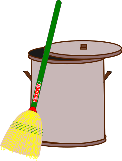 LATÃO DE LIXO clipart