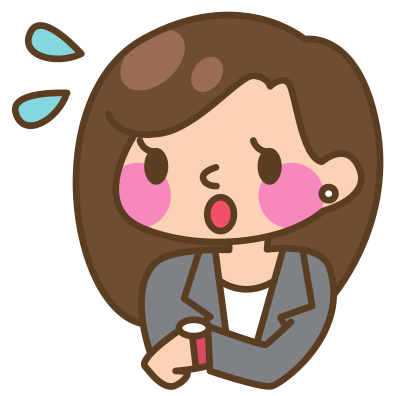 Late Office Lady clipart