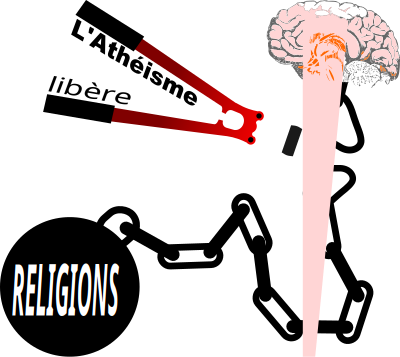 L'athéisme libère clipart