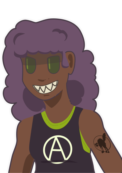 Latina anarchist clipart