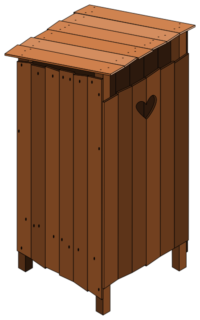 Latrine closed clipart