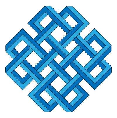 Lattice optical illusion clipart