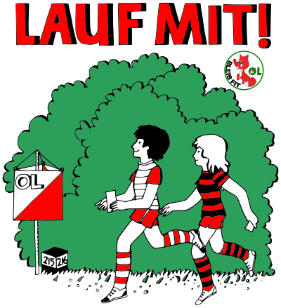 Lauf mit - bleib fit! - Orientierungslauf clipart