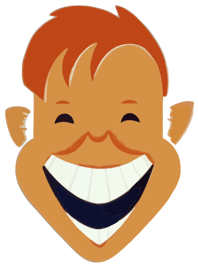Laughing Boy Face clipart
