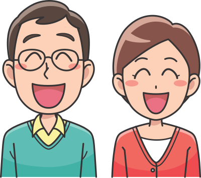 Laughing Couple (#1) clipart