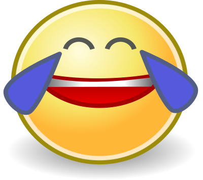 Laughing-Crying Face clipart