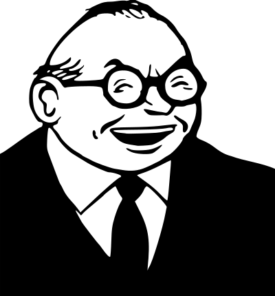 Laughing man clipart