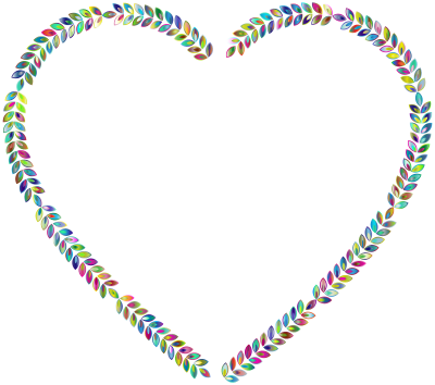 Laurel Heart Polyprismatic clipart