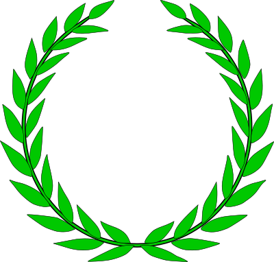 Laurel wreath clipart