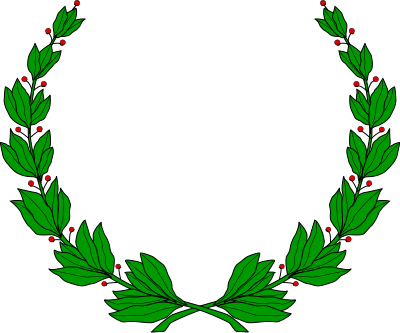 Laurel wreath 3 clipart