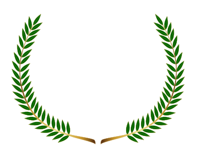 Laurel wreath (colour) clipart
