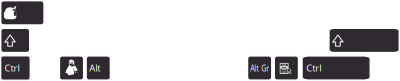 Layout meta bépo keyboard Asus K93SM clipart