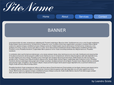 Layout Site 3 clipart