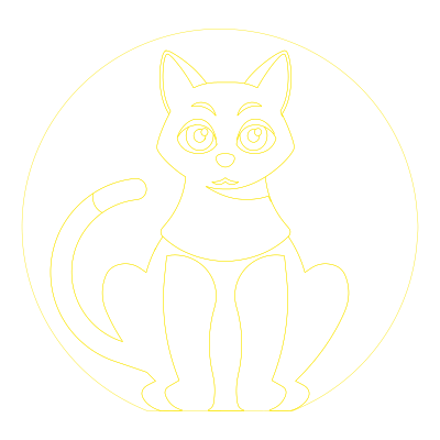Lazy cat 1 clipart