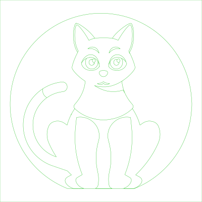 Lazy cat 2 clipart
