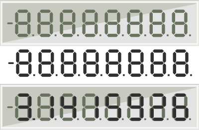 LCD by Rones clipart