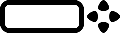 LCD display with controls clipart