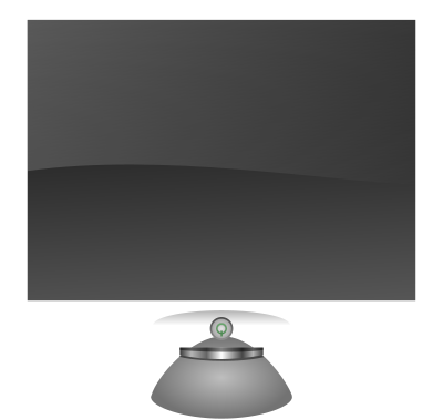 LCD monitor clipart