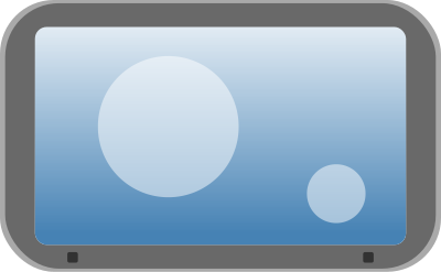 LCD Widescreen Monitor clipart