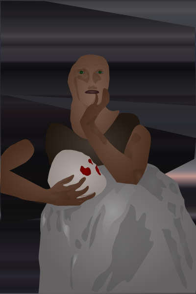 Le Grande Dame Macabre clipart