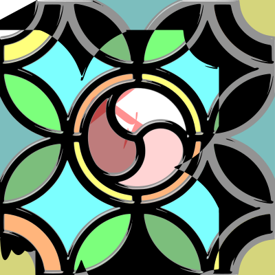 Lead glass tile clipart