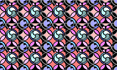 Leaded glass background (colour 2) clipart