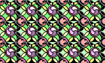 Leaded glass background (colour 3) clipart