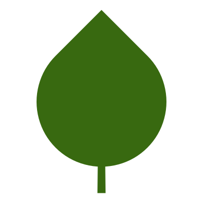 Leaf shape 2 clipart
