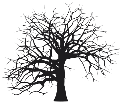 Leafless Tree Silhouette clipart