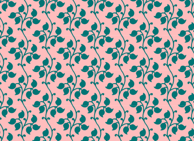 Leafy pattern 12 (colour) clipart
