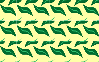Leafy pattern 3 (colour) clipart