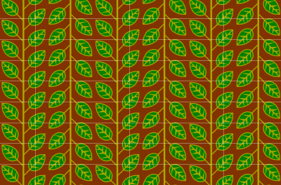 Leafy pattern 8 (colour) clipart