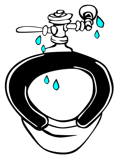 Leaking-Toilet clipart