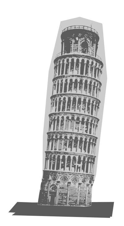 Leaning Tower of Pisa clipart