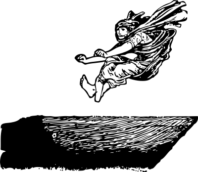 Leaping clipart