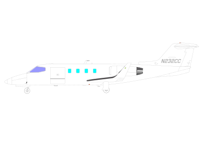 LEARJET 31 clipart