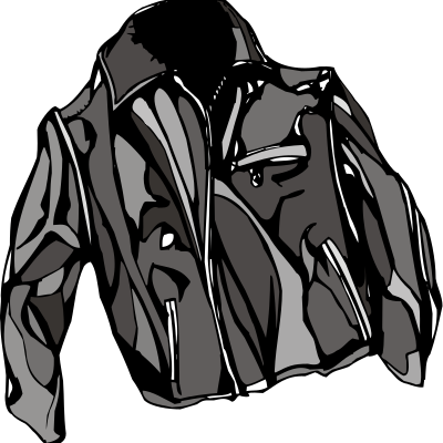 Leather jacket clipart