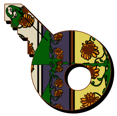 Leather Key clipart