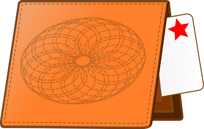 LEATHER WALLET clipart