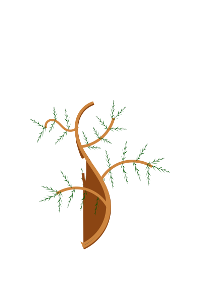 Leaves and branches clipart