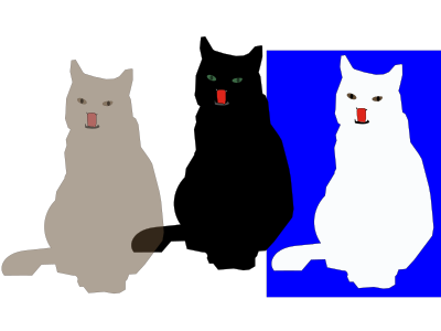 leckende-Katze clipart