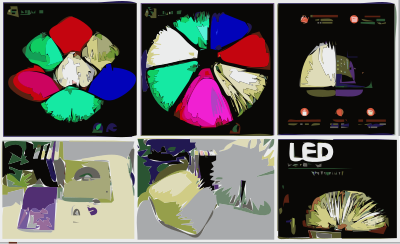 LED BOOK LIGHT clipart