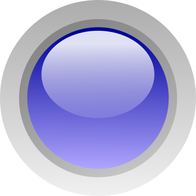 Led circle blue clipart